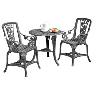 Seville rattan garden bistro set hot sale