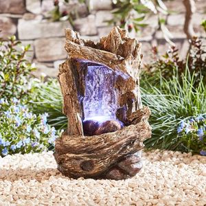 Serenity Table-top Tree Trunk Waterfall Water Feature