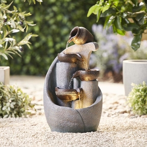 Serenity Cascading Vase Water Feature