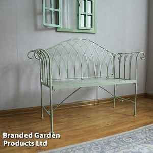 Wrought Iron Versailles Garden Bench