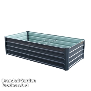 Metal Raised Garden Bed - Grey