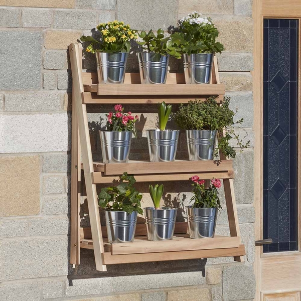 Garden Grow Three-Tier Folding Plant Stand | Garden Gear