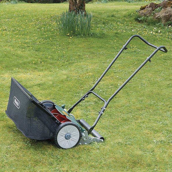 Webb 18inch Hand Push Mower Garden Gear