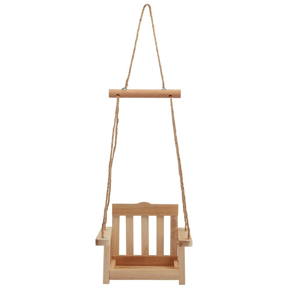 Garden Life Wooden Bird Feeder Swing | Garden Gear